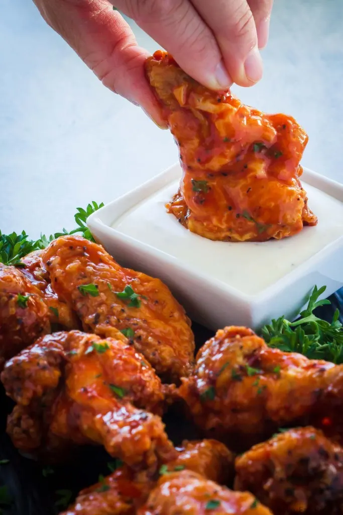 air fryer buffalo chicken wings