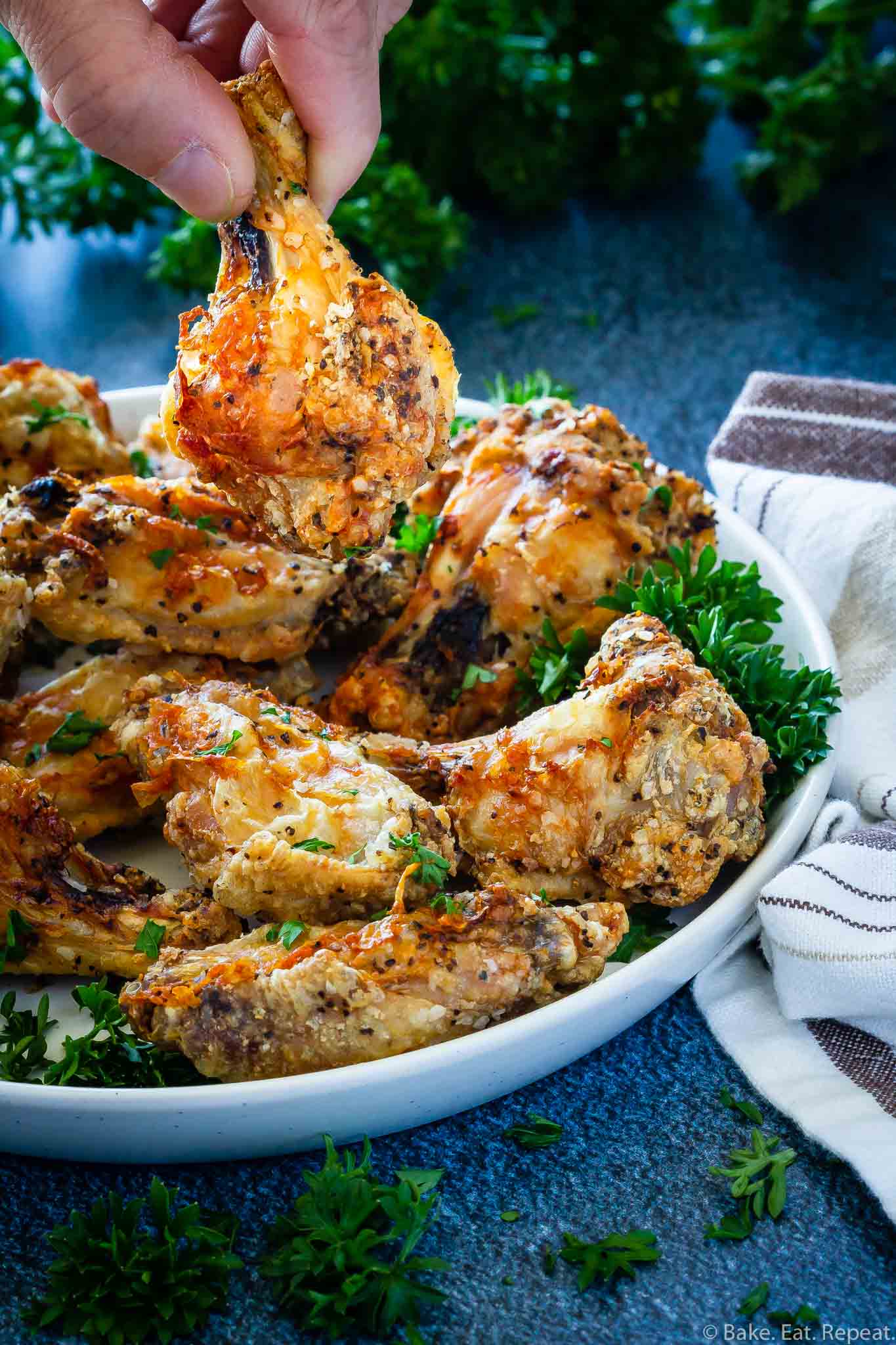 Air Fryer Salt And Pepper Wings Bake Eat Repeat