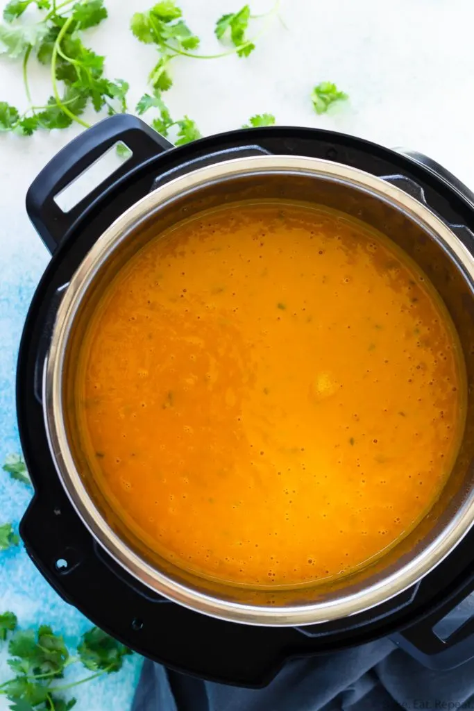 instant pot thai pumpkin soup