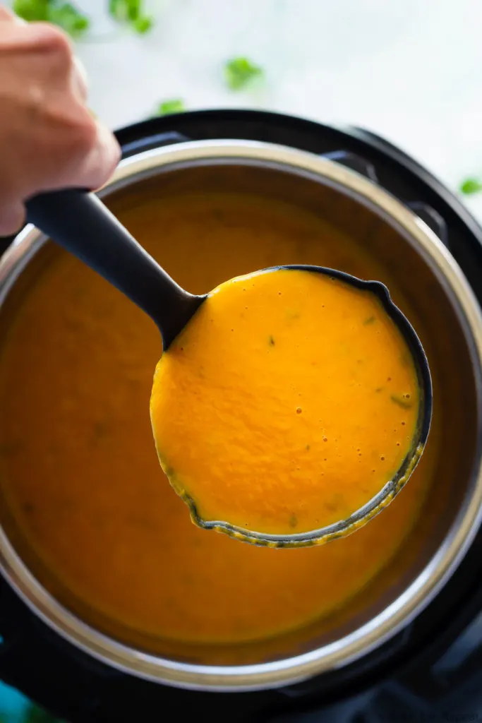 instant pot thai pumpkin soup