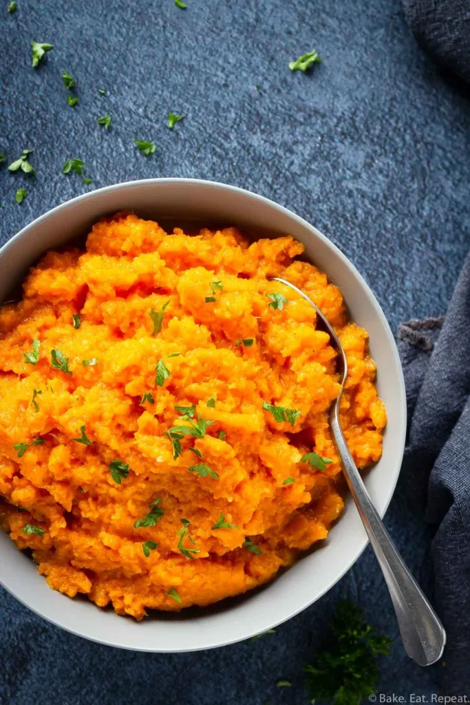 mashed carrots and turnips