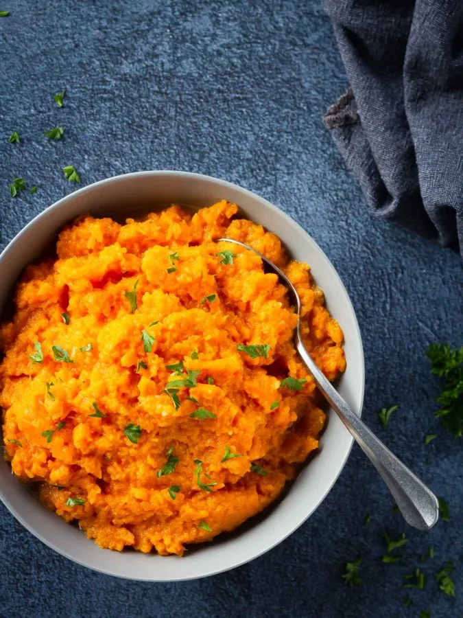 mashed carrots and turnips