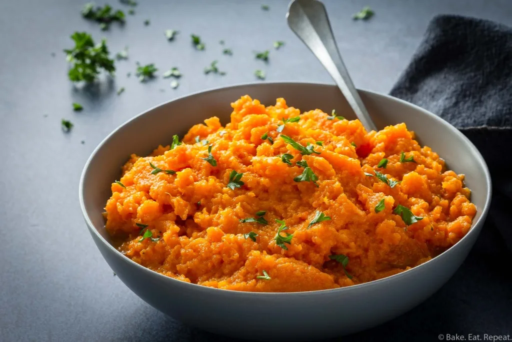 Carrot and shop turnip mash