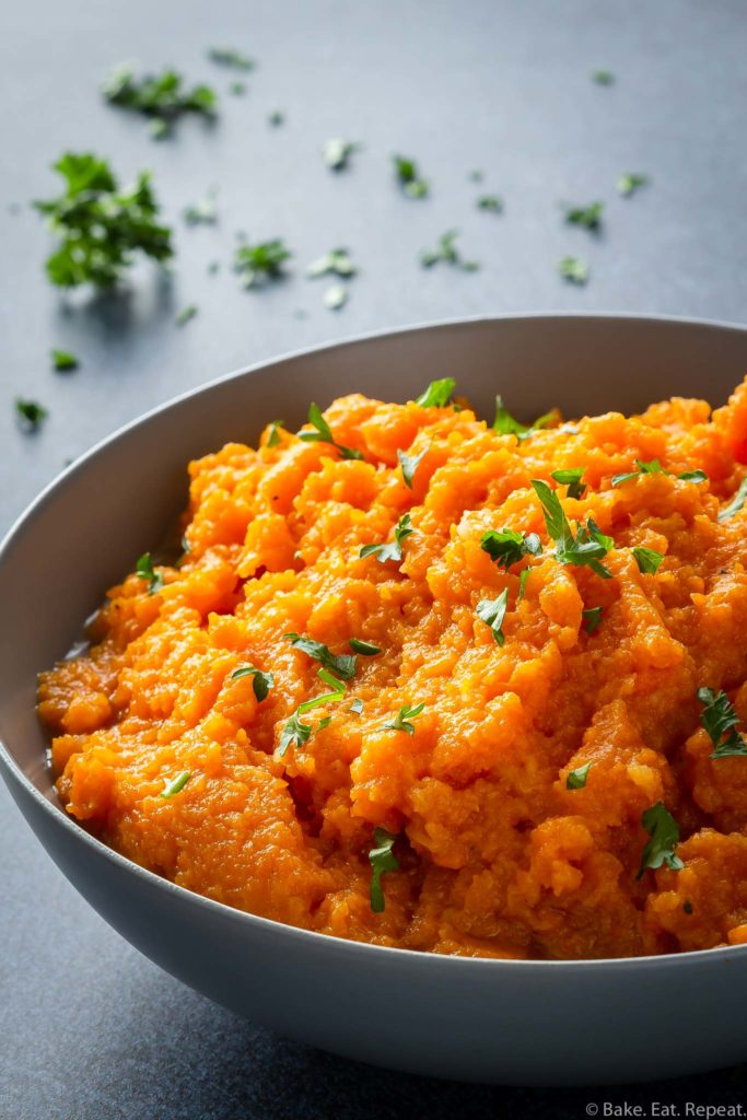mashed carrots and turnips