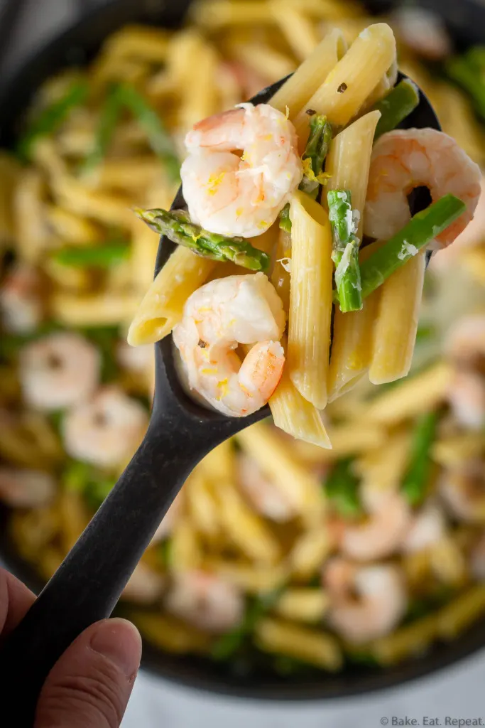 lemon shrimp pasta