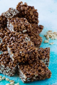 Puffed Wheat Squares - Bake. Eat. Repeat.