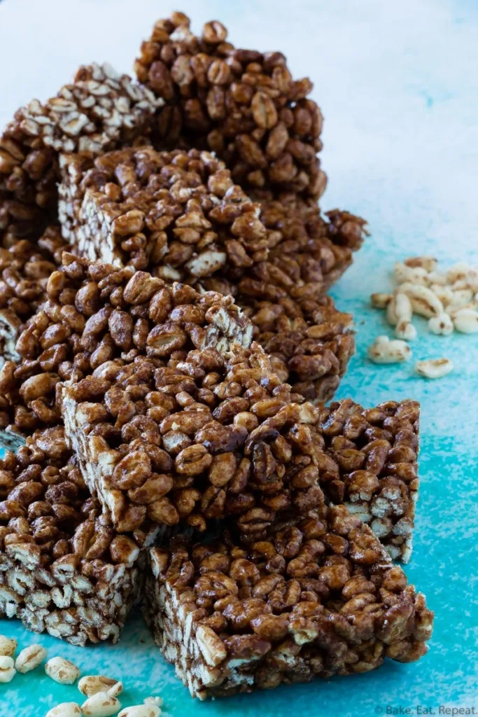 puffed wheat cake