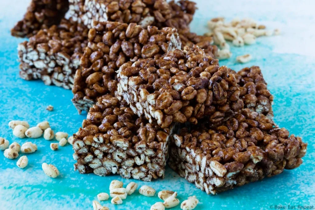 puffed wheat cake