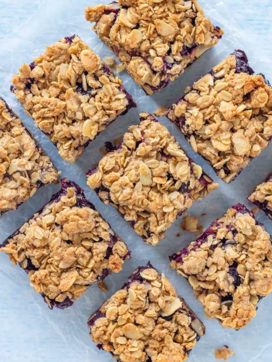 Blueberry Crumble Bars