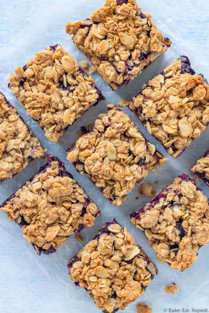 Blueberry Crumble Bars - Bake. Eat. Repeat.