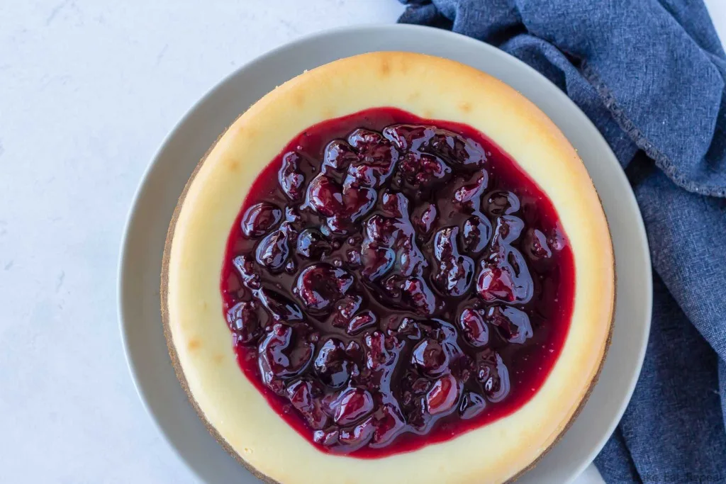 cherry cheesecake