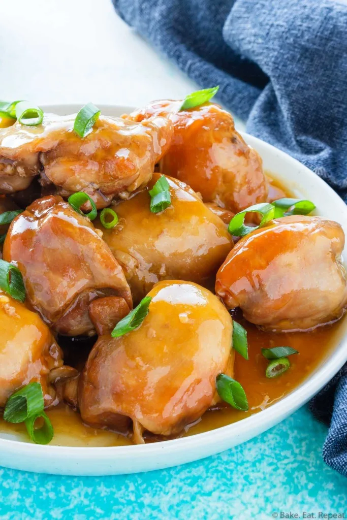 Honey garlic chicken thighs pressure 2024 cooker