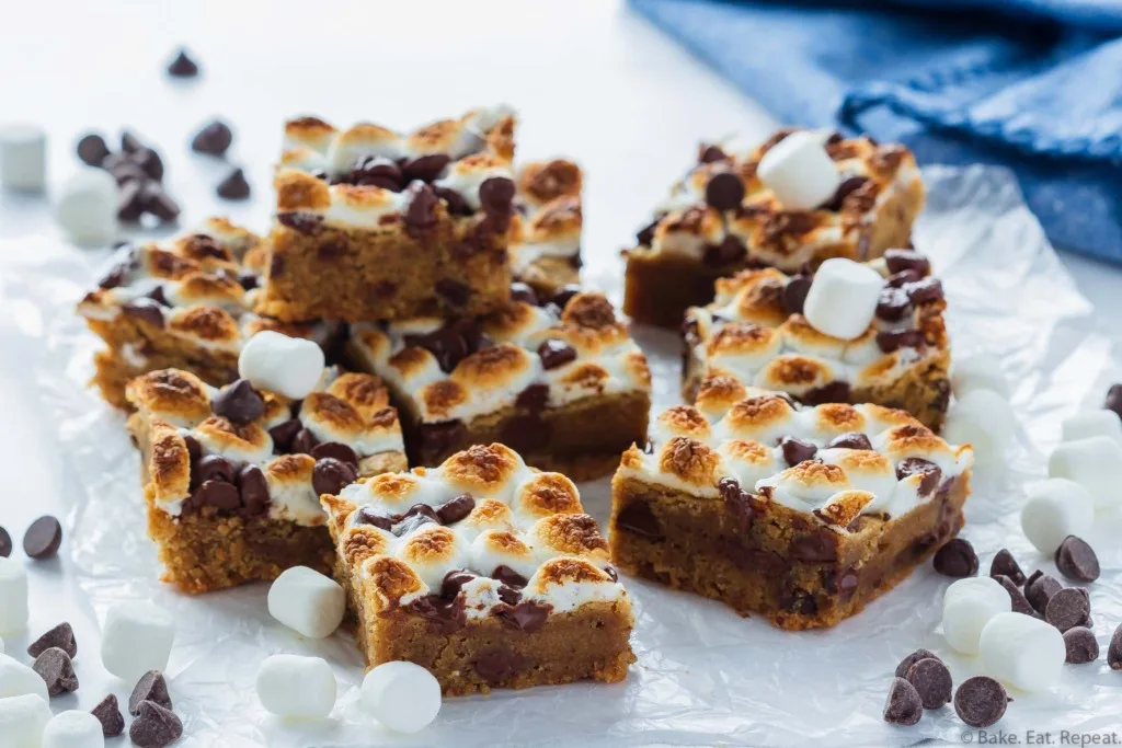 peanut butter s'mores bars