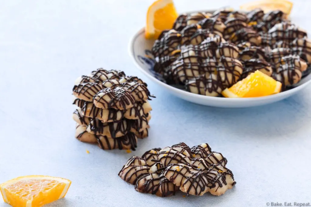 chocolate orange whipped shortbread