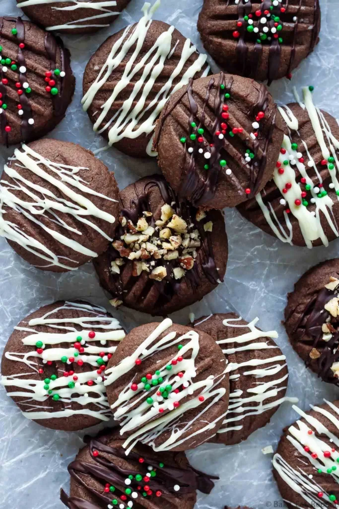 chocolate shortbread cookies