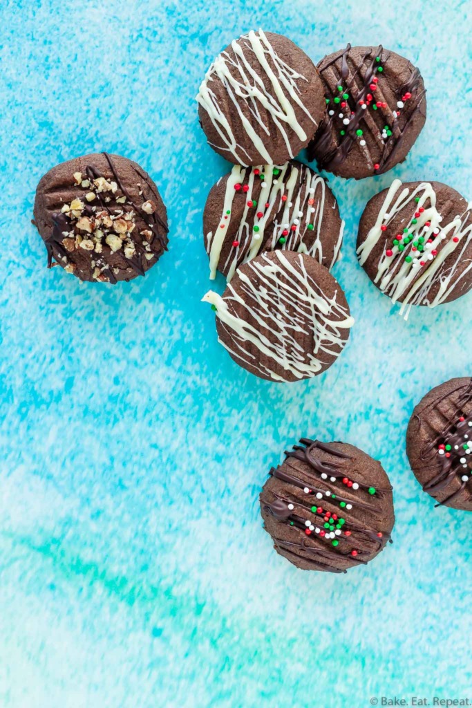 chocolate shortbread cookies