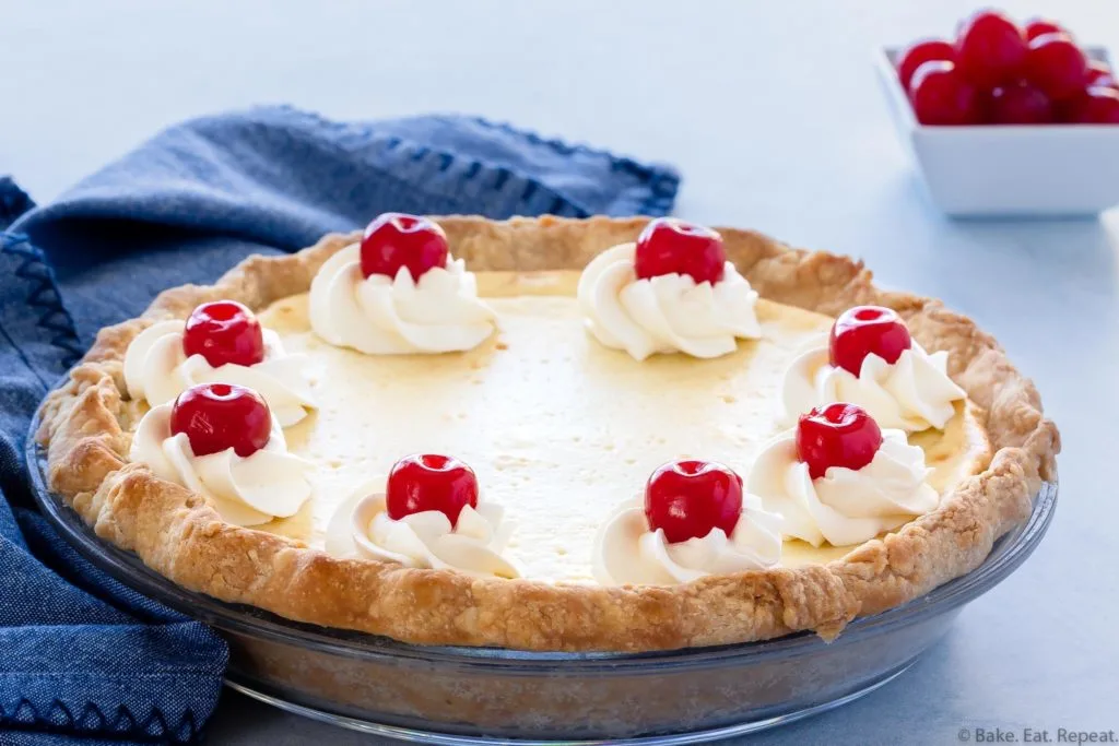 cherry cheesecake pie