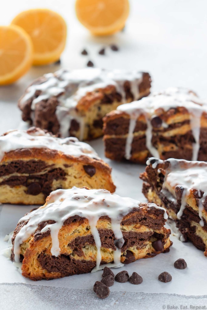 chocolate orange scones