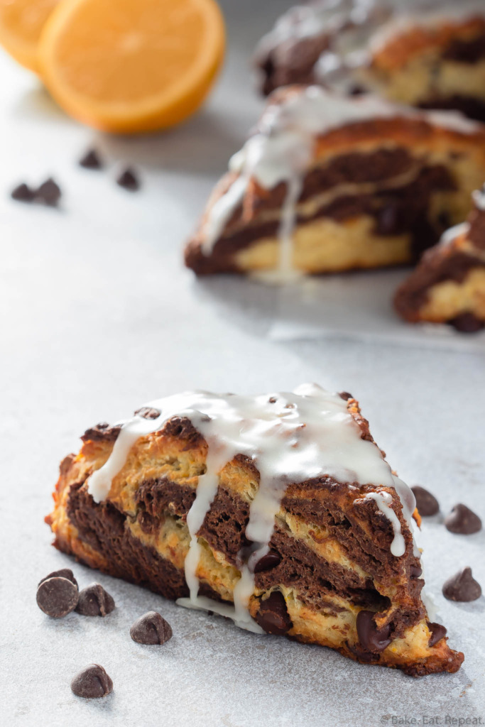 chocolate orange scones