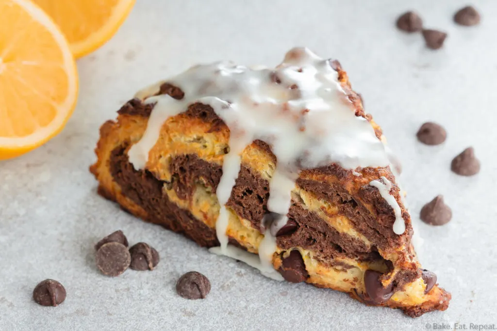 chocolate orange scones