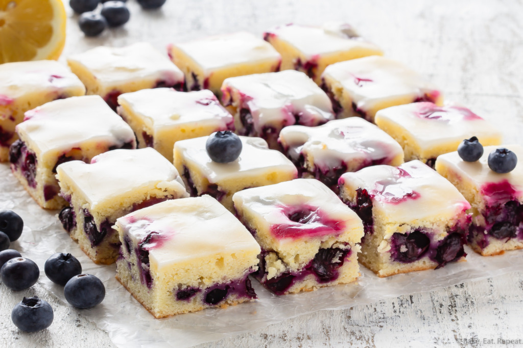 blueberry lemon blondies