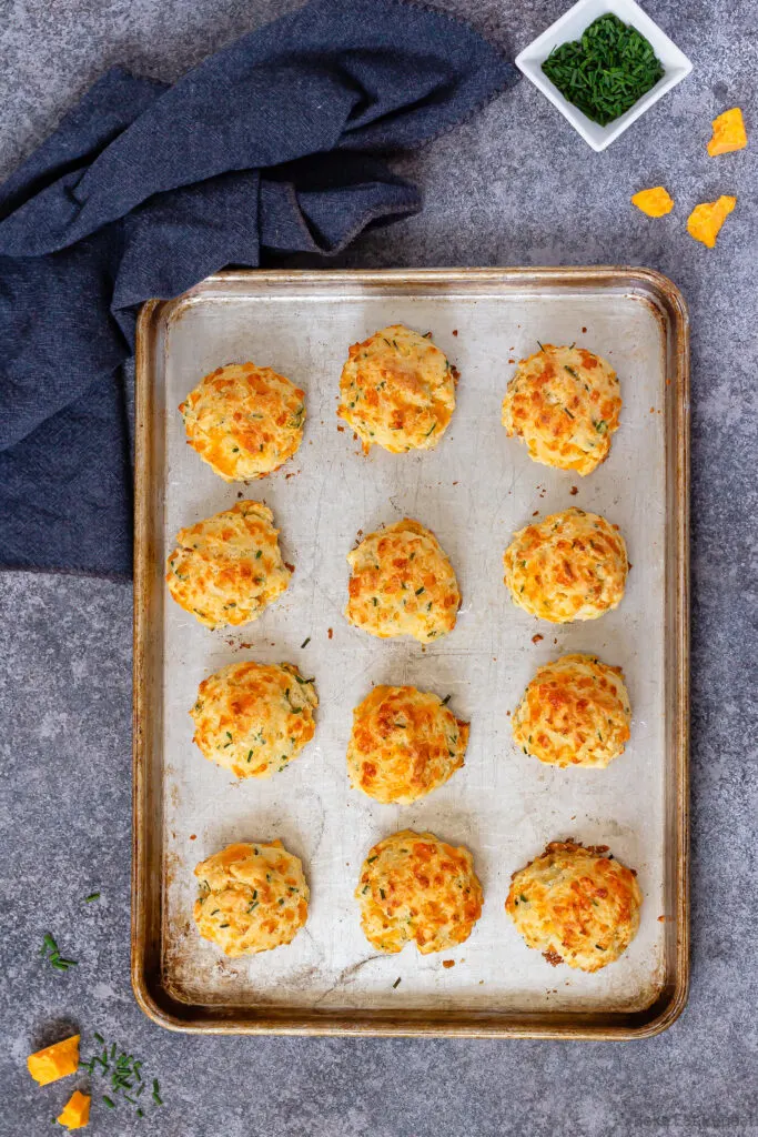 easy buttermilk biscuits with cheddar cheese and chives