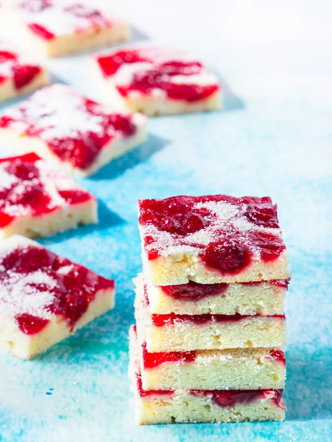 cherry almond bars