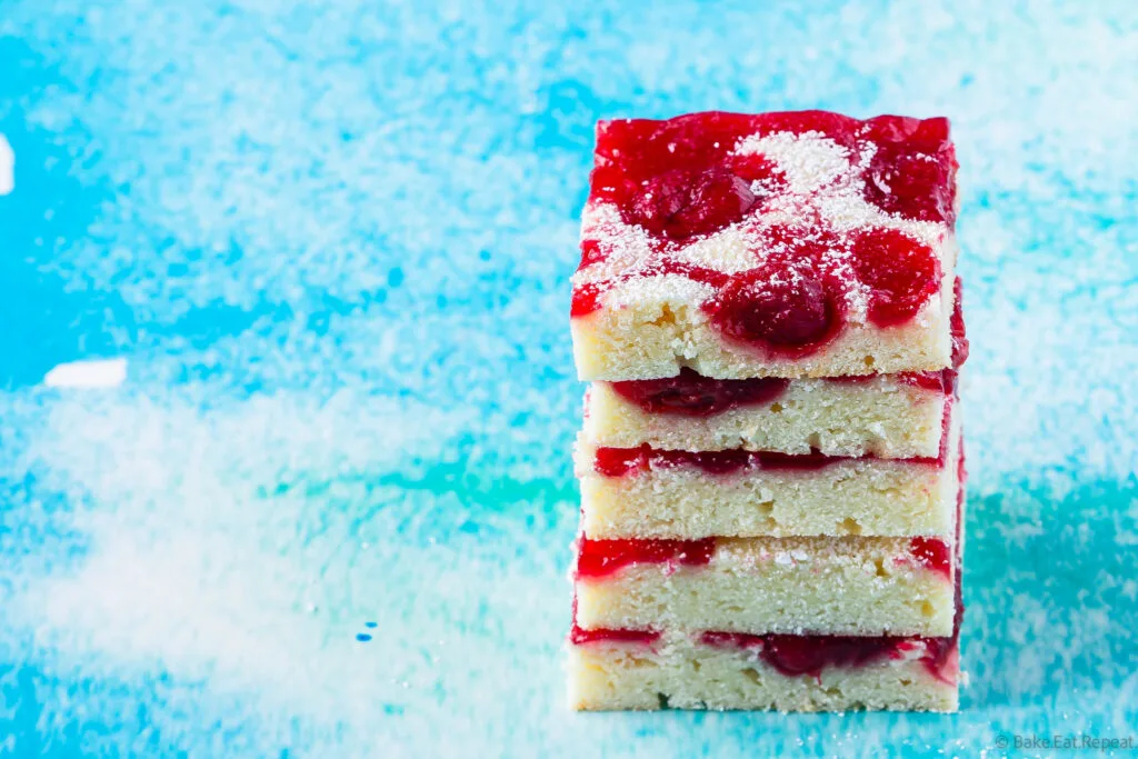 cherry almond bars