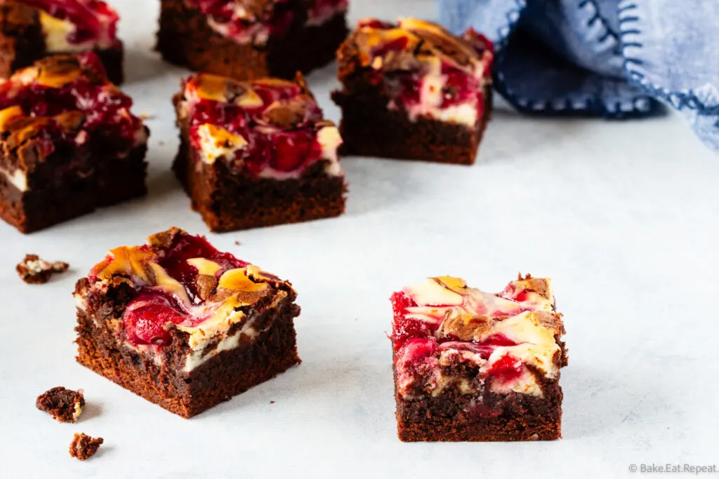 cherry cheesecake brownies