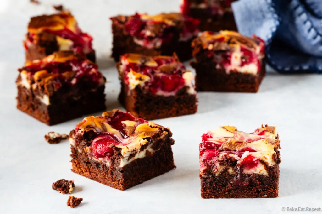 cherry cheesecake brownies