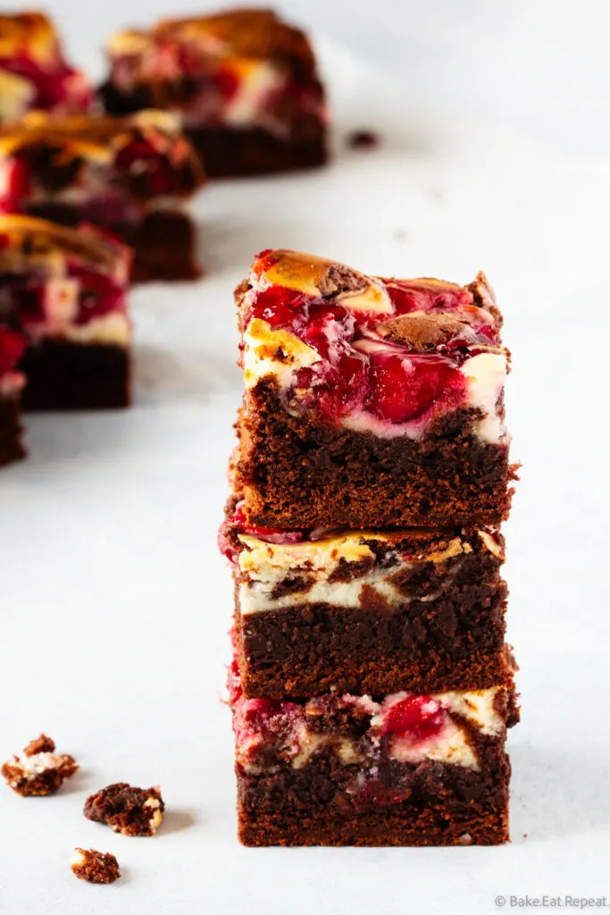 cherry cream cheese brownies