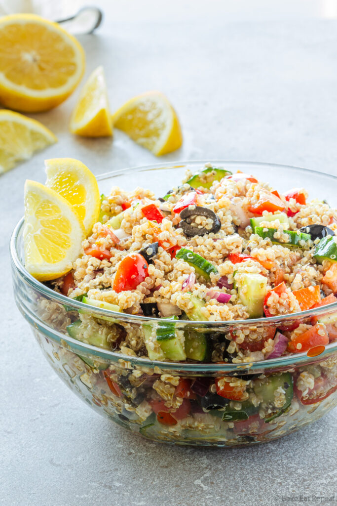 Greek quinoa salad