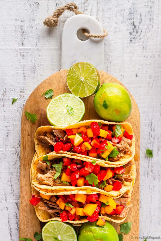 pressure cooker pork tacos