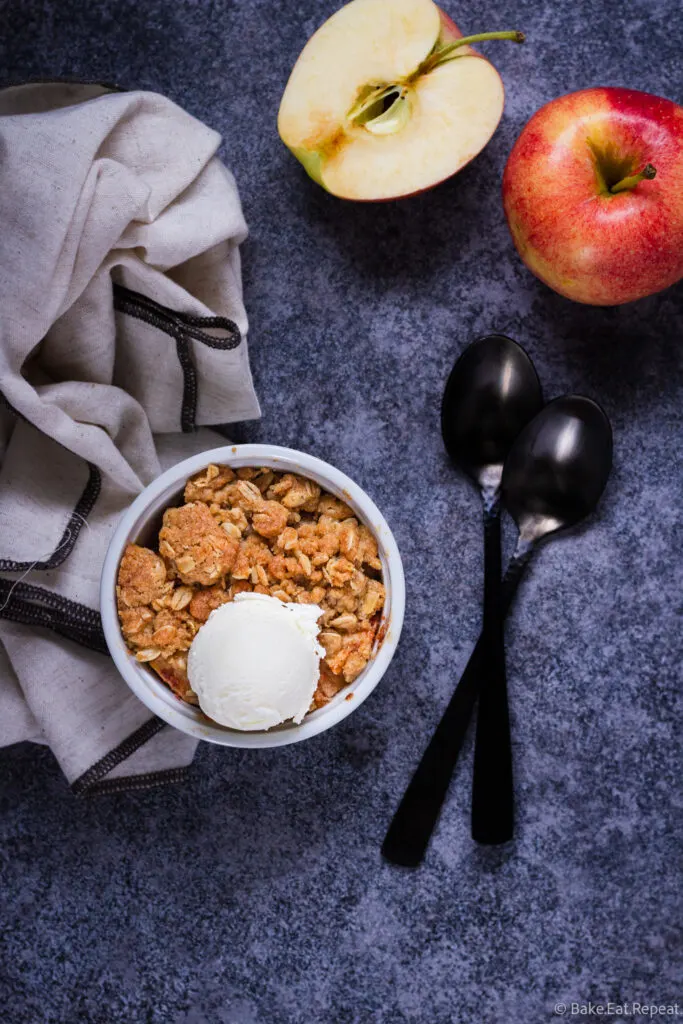 air fryer apple crisp