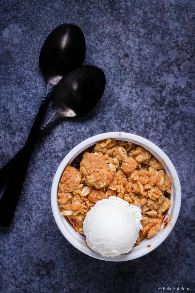 apple crisp in the air fryer