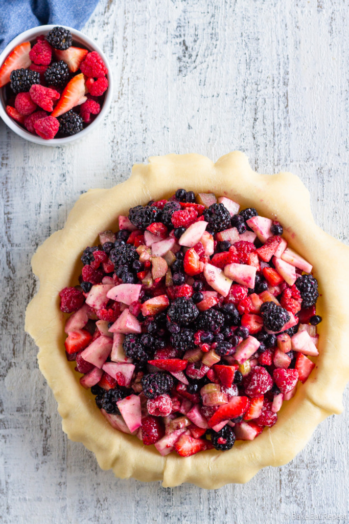 mixed berry pie