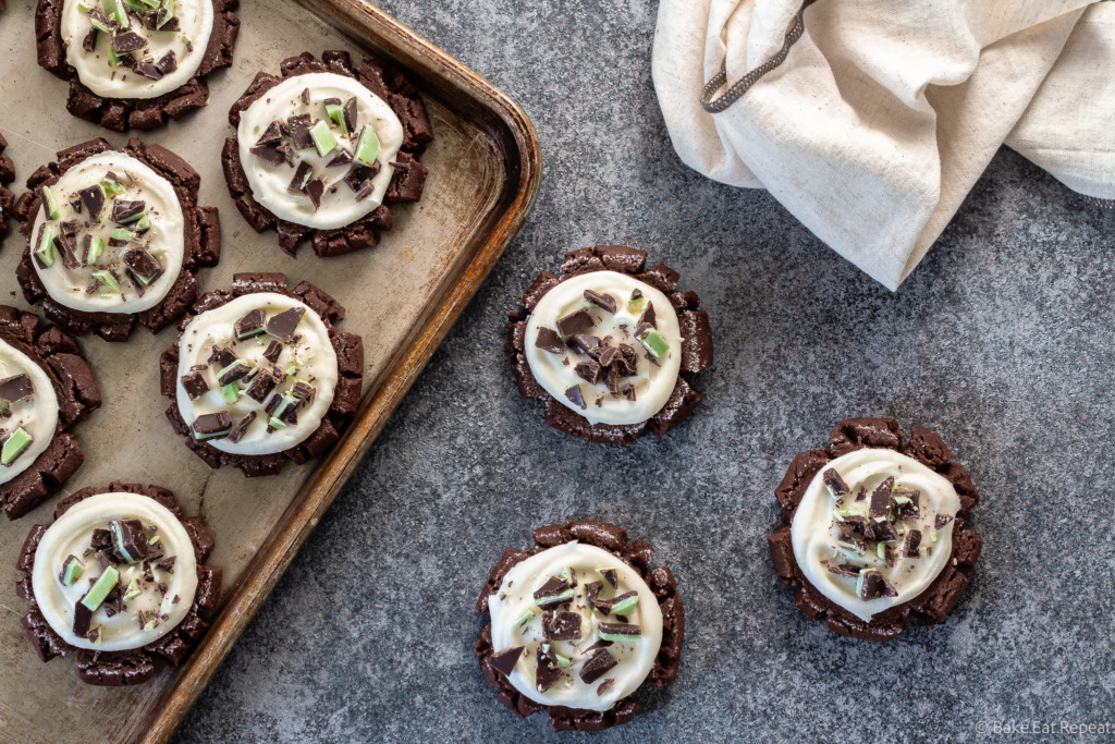 chocolate mint swig sugar cookies