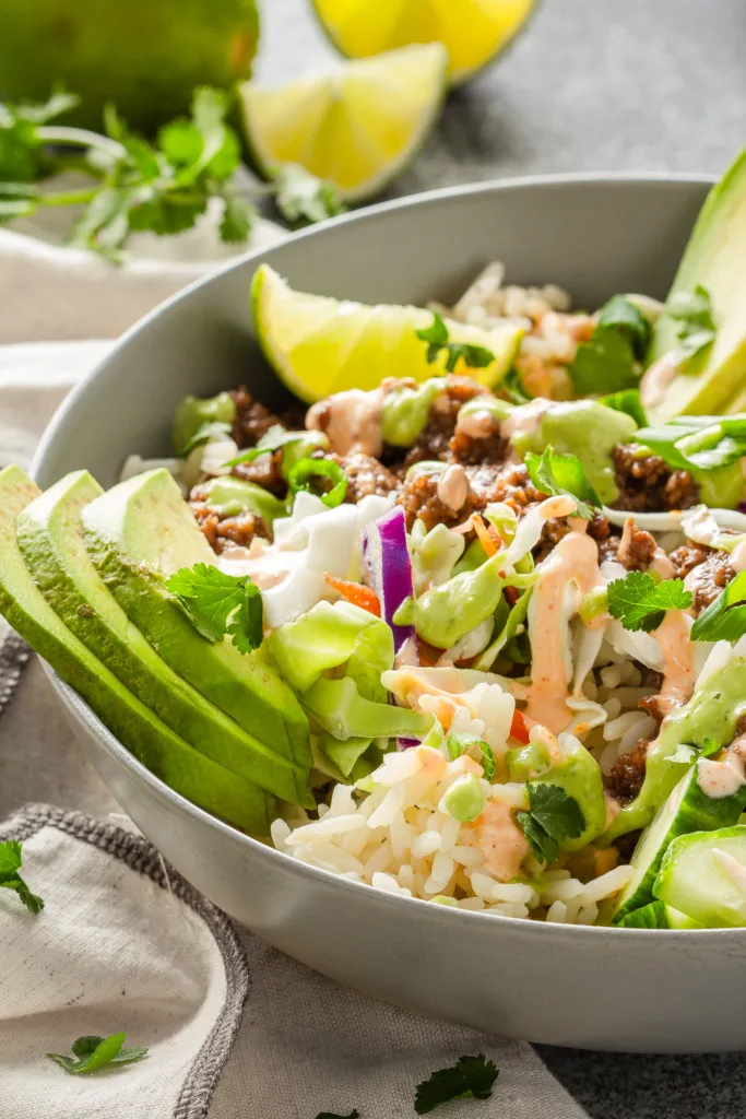 Korean beef bowls